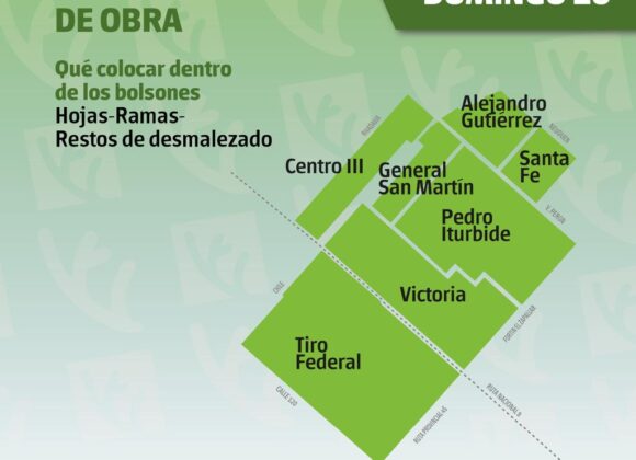 Recolección de residuos verdes Zona 4 domingo 26 de octubre