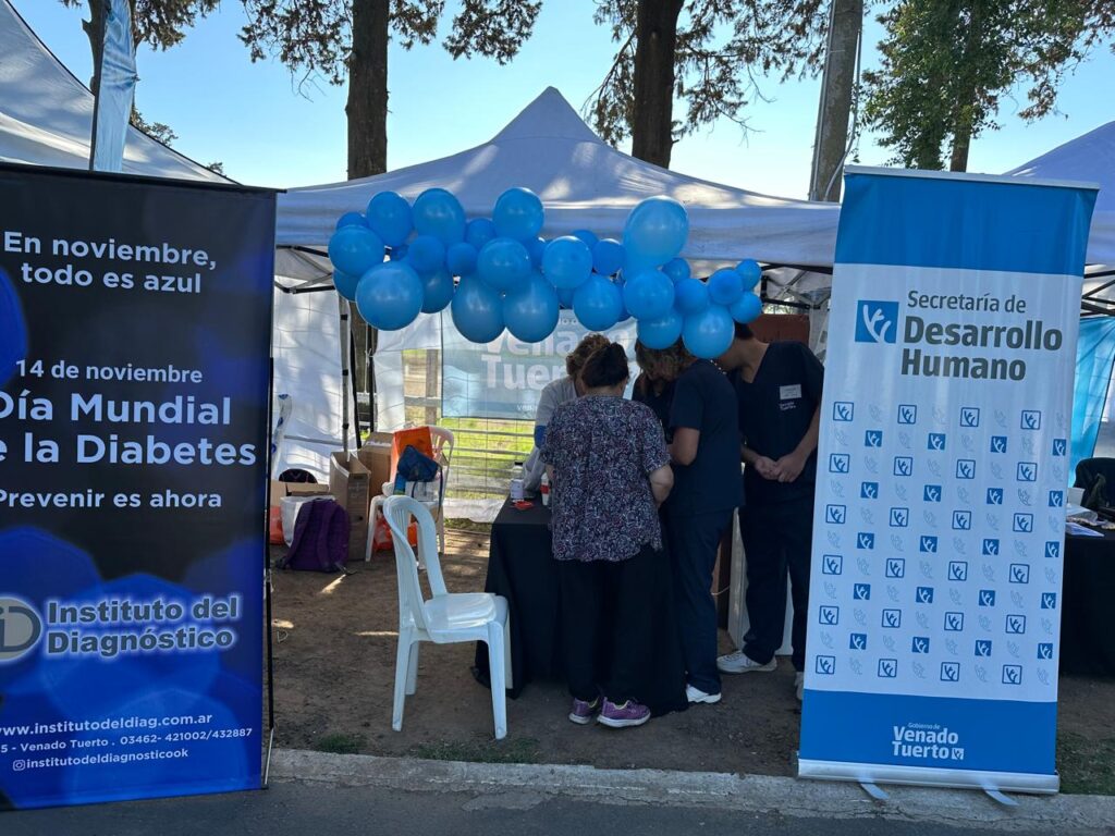 “En noviembre, todo es Azul”: adhesión al Día Mundial de la Diabetes