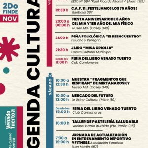 El segundo fin de semana de noviembre tendrá una nutrida agenda en la ciudad El segundo fin de semana de noviembre tendrá una nutrida agenda en la ciudad