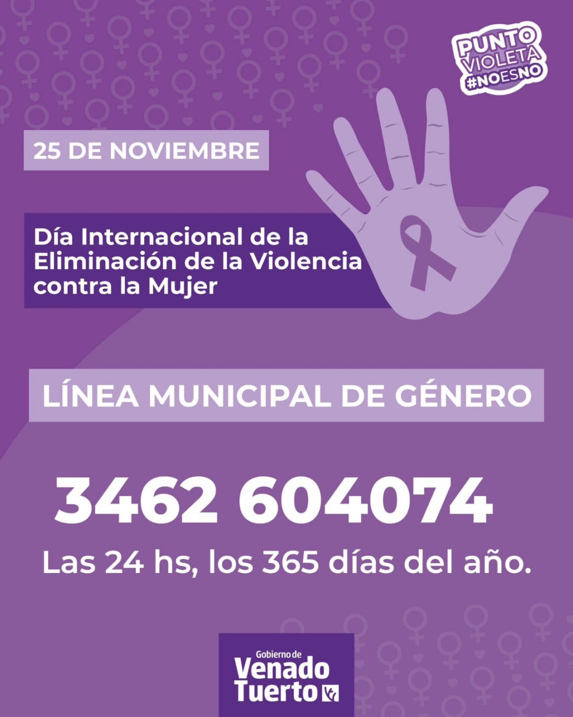 25N: Actividades de visibilización en el Día de la Eliminación de la Violencia Contra la Mujer