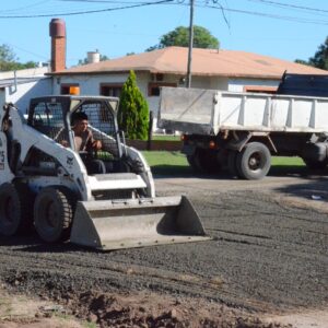 Mejoras de transitabilidad en calles de calzada natural
