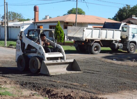 Mejoras de transitabilidad en calles de calzada natural