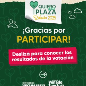 Cerró el plazo para votar los proyectos de “Quiero a Mi Plaza” con la participación de más de 1600 vecinos Cerró el plazo para votar los proyectos de “Quiero a Mi Plaza” con la participación de más de 1600 vecinos