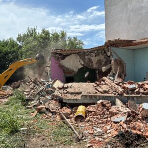 Hito de seguridad: Se derrumbó el búnker N° 100 de la provincia