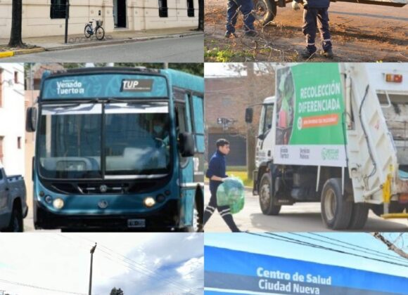 Prestación de servicios municipales durante las celebraciones de Año Nuevo