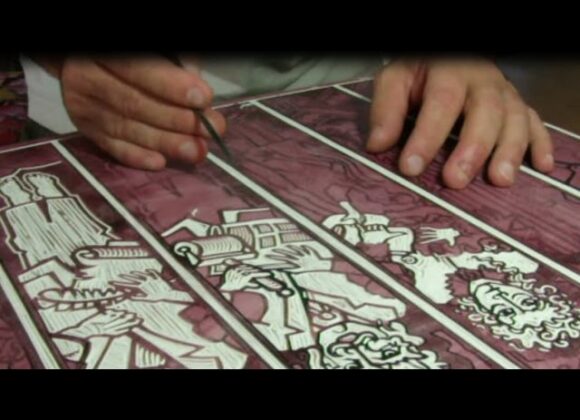 Muestra de trabajos del Taller Municipal de Dibujo y Grabado en el hall del Cultural