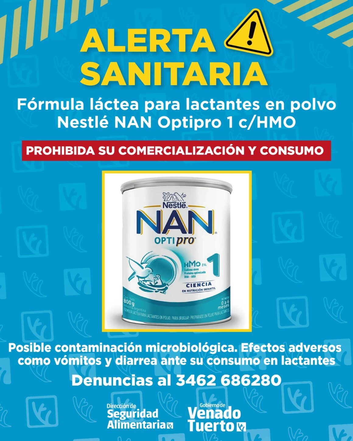 Alerta sanitaria por producto lácteo con posible contaminación microbiológica Alerta sanitaria por producto lácteo con posible contaminación microbiológica