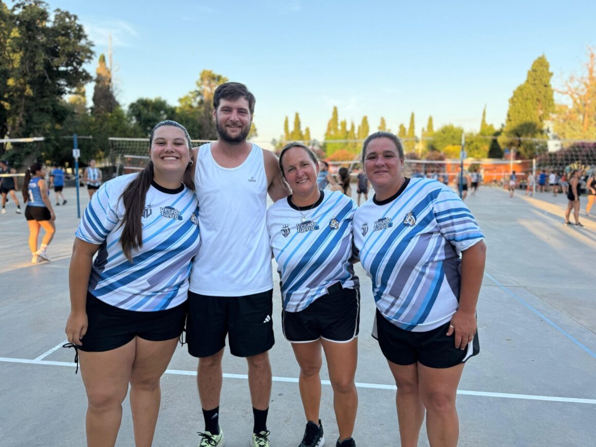 Verano en Venado: el Parque Municipal vibró con un encuentro de Vóley Recreativo