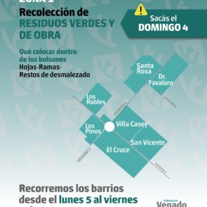 Recolección de residuos verdes Zona 1, domingo 4 de enero