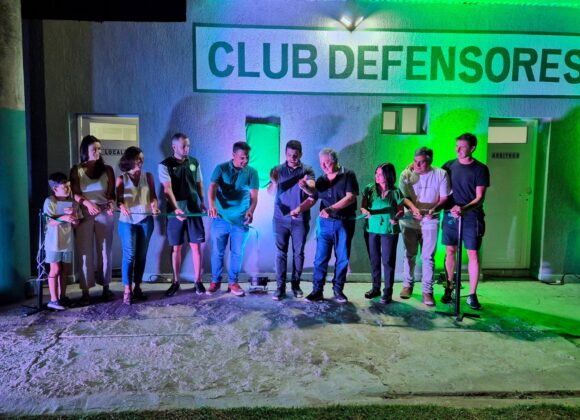 Defensores Talleres inauguró sus flamantes vestuarios con la presencia del intendente Chiarella