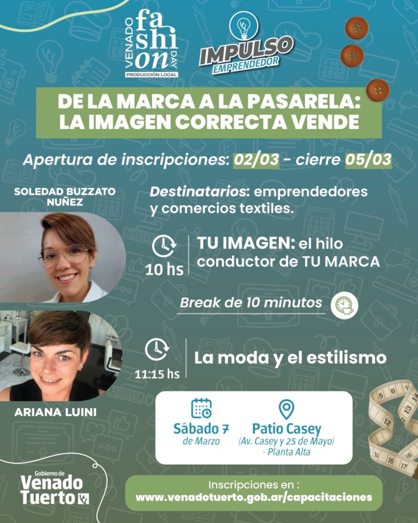 Impulso Emprendedor: “De la marca a la pasarela”, la imagen correcta vende