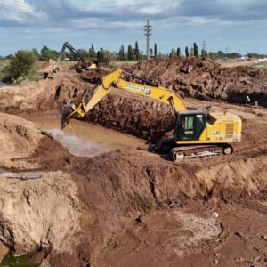 Gobiernos en sintonía: El intendente anunció una obra hídrica que dará solución definitiva a los problemas de anegamientos de la zona sur