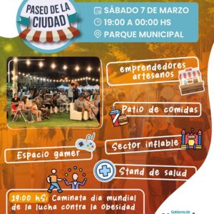 Verano en Venado: “Paseo de la Ciudad” en el Parque Municipal con caminata saludable, artesanos y espectáculos