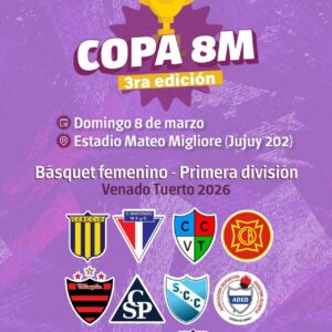 Tercera edición de la Copa 8M de básquet femenino en el Mateo Migliore