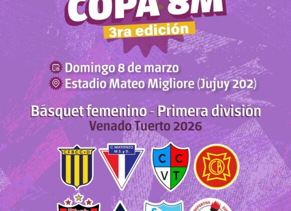 Tercera edición de la Copa 8M de básquet femenino en el Mateo Migliore