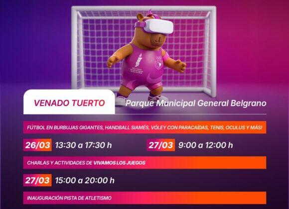 Experiencia interactiva rumbo a los XIII Juegos Suramericanos en el Parque Municipal