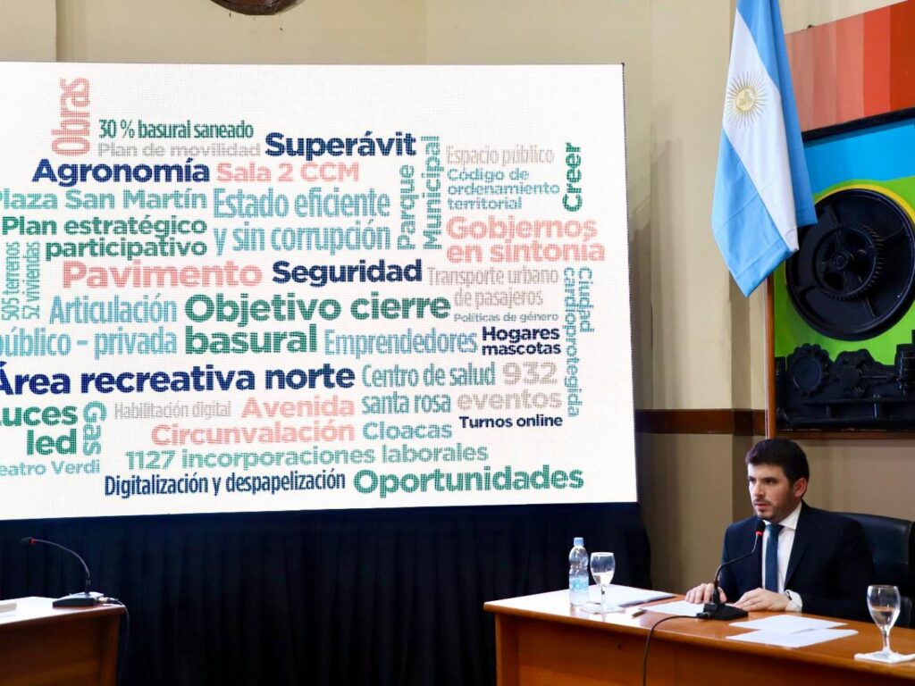 Con obras, anuncios y proyectos estratégicos, Chiarella abrió el período legislativo