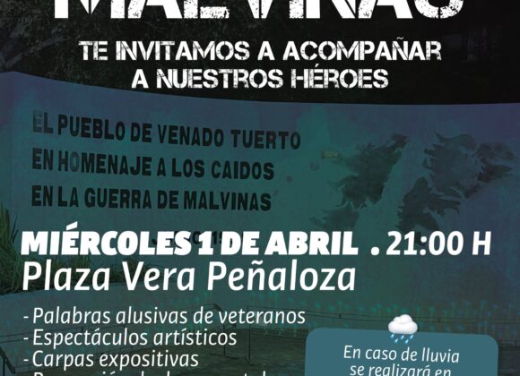 Vigilia para acompañar a nuestros héroes a 44 años de la Gesta de Malvinas