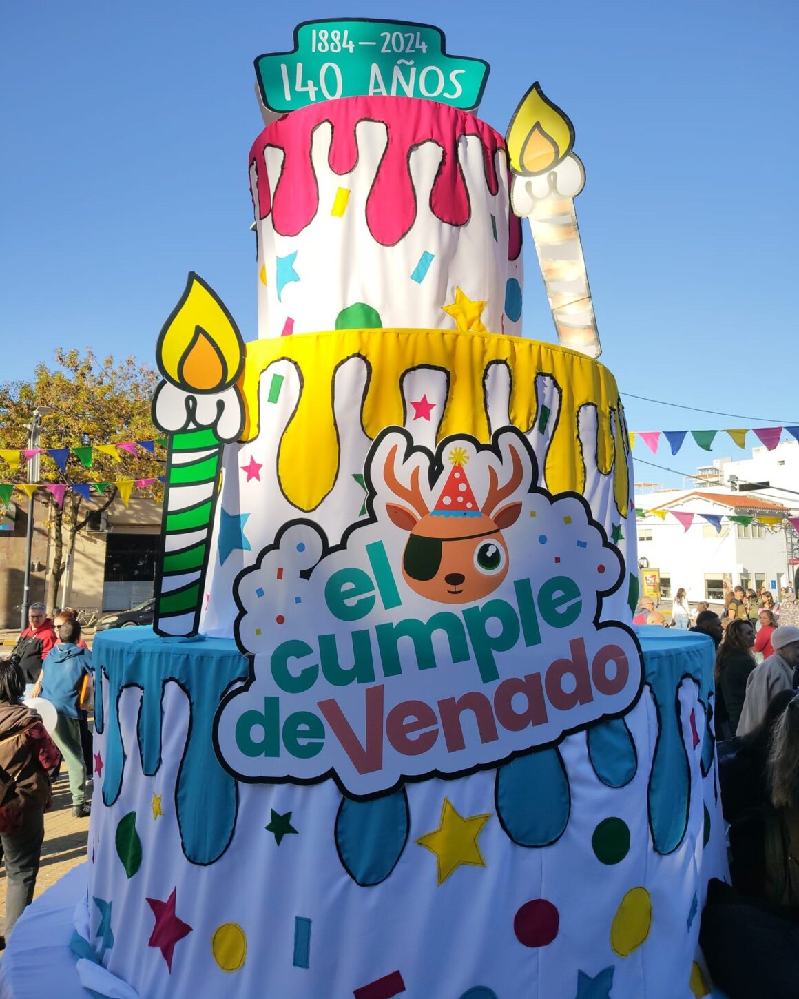Acto en el Parque Municipal para celebrar el 142º Aniversario de Venado Tuerto