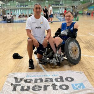 Orgullo venadense: Bandini, mejor 0.5 en el clasificatorio mundial de rugby en silla de ruedas