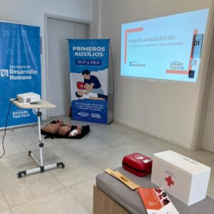 Ciudad Cardioprotegida: comenzaron las capacitaciones en RCP y uso de Desfibriladores