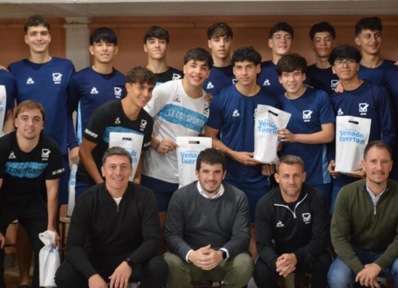 Chiarella y Pellegrini recibieron a la selección de Vóley U17, en una nueva visita a la ciudad