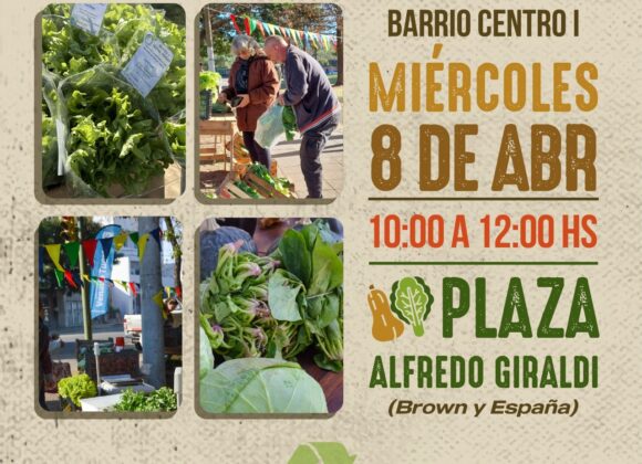 Centro I: Otro miércoles «Huertero” en la plaza Alfredo Giraldi