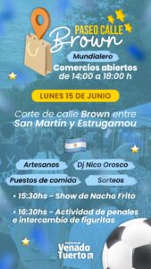Paseo Calle Brown: Dos cuadras de comercios abiertos, intervenciones artísticas, emprendedores y mucho más