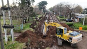 Avanza el Emisario Neuquén, obra enmarcada en el Plan Director de Desagües Pluviales