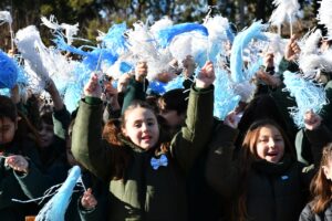 Emotiva ceremonia de Lealtad a la Bandera en el Parque Municipal General Belgrano