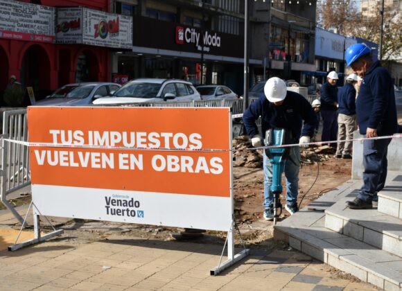 Modernización de calle Belgrano: el Gobierno de Venado Tuerto inicia una obra que transformará el principal corredor comercial de la ciudad