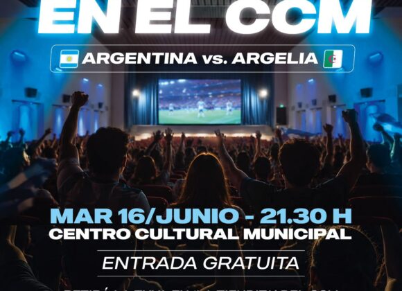 ¡El Mundial se vive en pantalla gigante!: alentá a la Selección en el CCM