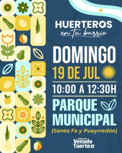 Un domingo para alentar a la selección y adquirir productos de calidad en “Huerteros en tu Barrio”