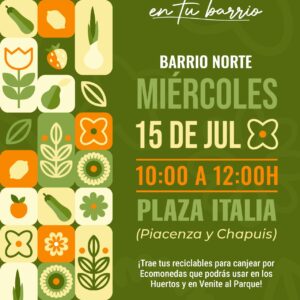 “Huerteros en tu Barrio” estará este miércoles en plaza Italia con sus productos saludables “Huerteros en tu Barrio” estará este miércoles en plaza Italia con sus productos saludables