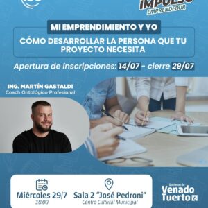 Capacitación sobre Desarrollo Personal y Liderazgo Emprendedor, con inscripción abierta