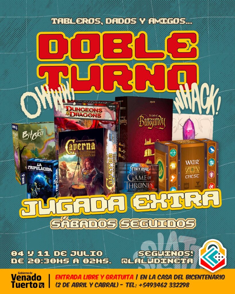 Nuevo encuentro para compartir juegos de mesa en la Casa del Bicentenario