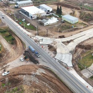 Comenzó la construcción de la rotonda en ruta 8 y ruta 4s: cambios en el ingreso a Venado Tuerto