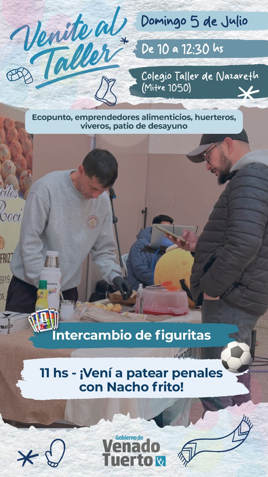 Venado Tuerto se prepara para una nueva edición de “Venite al Taller” con feria y actividades recreativas Venado Tuerto se prepara para una nueva edición de “Venite al Taller” con feria y actividades recreativas