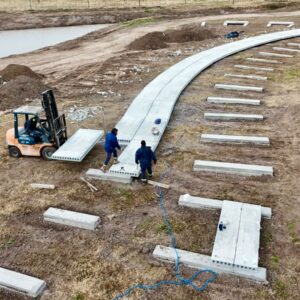 El Área Recreativa Norte suma un nuevo frente de obra con la construcción de senderos