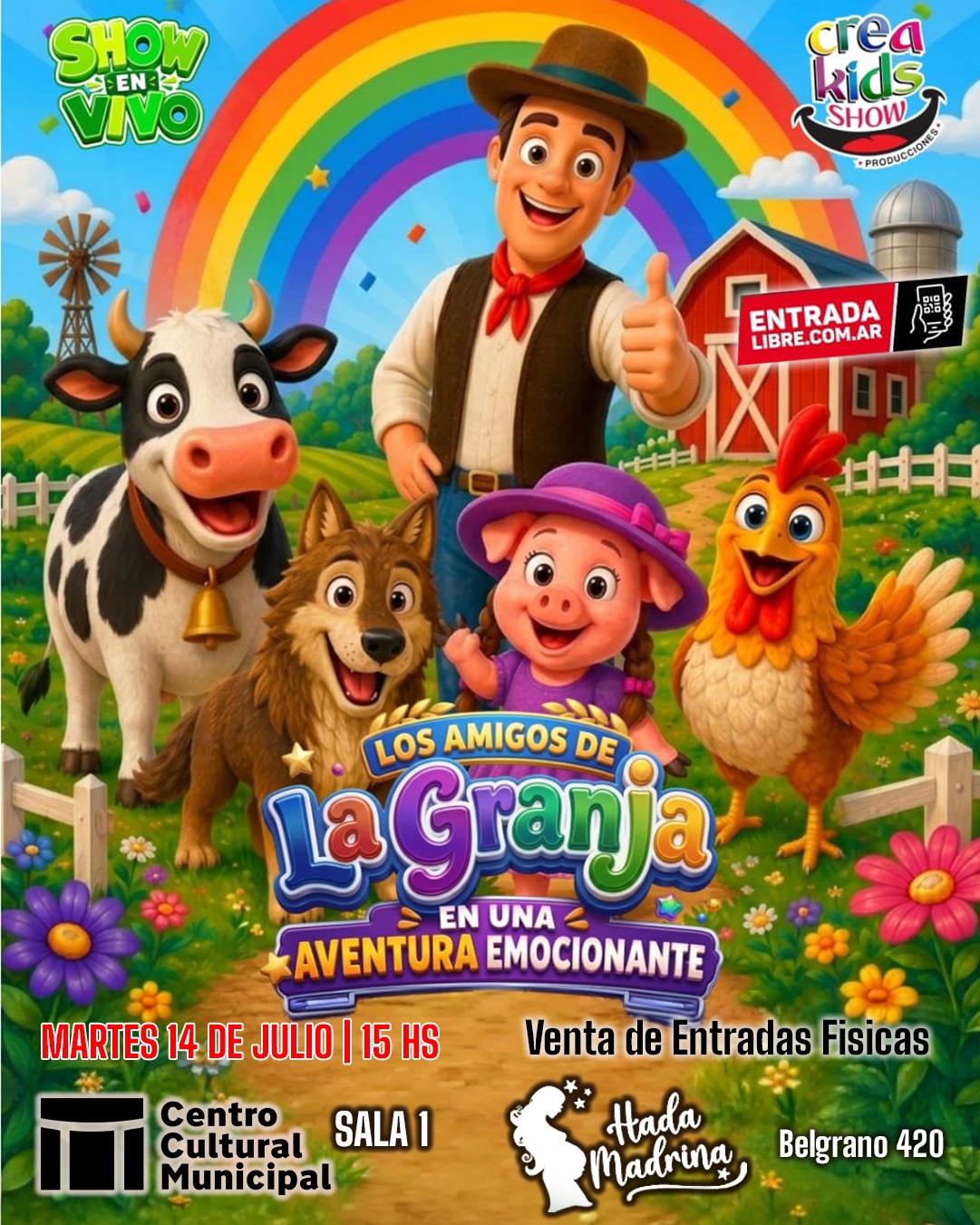 Vacaciones en Venado, martes 14 de julio Vacaciones en Venado, martes 14 de julio