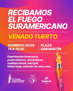 La previa de la antorcha suramericana será con foodtrucks y patio de merienda en plaza San Martín