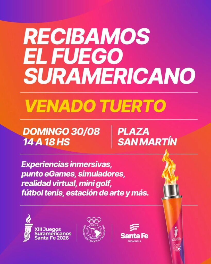 La previa de la antorcha suramericana será con foodtrucks y patio de merienda en plaza San Martín