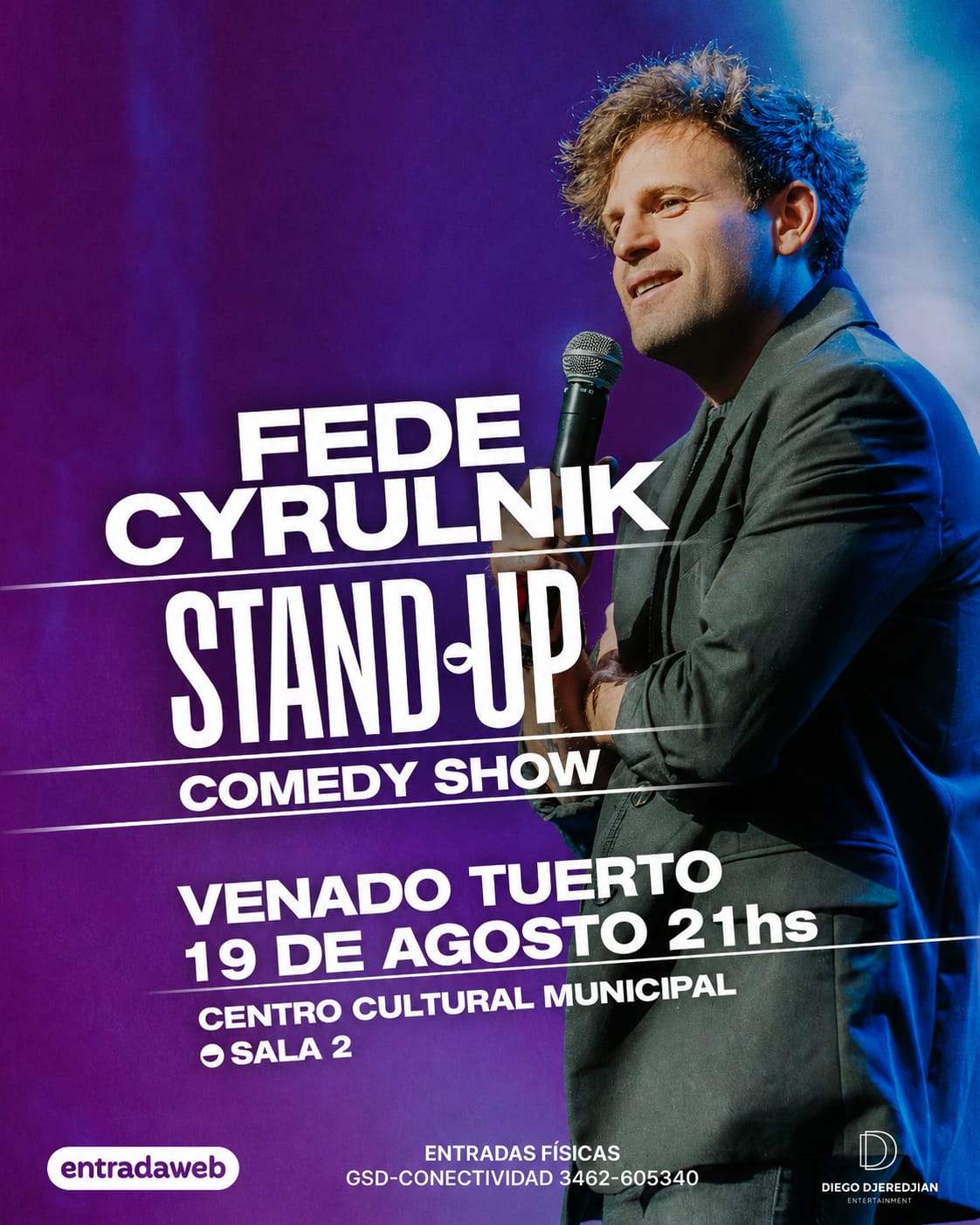 Fede Cyrulnik trae al Cultural su exitoso espectáculo “Stand Up Comedy Show” Fede Cyrulnik trae al Cultural su exitoso espectáculo “Stand Up Comedy Show”