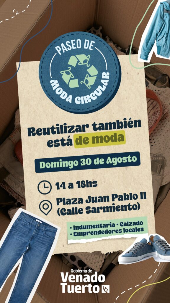Otro domingo de Moda Circular en la plaza Juan Pablo II