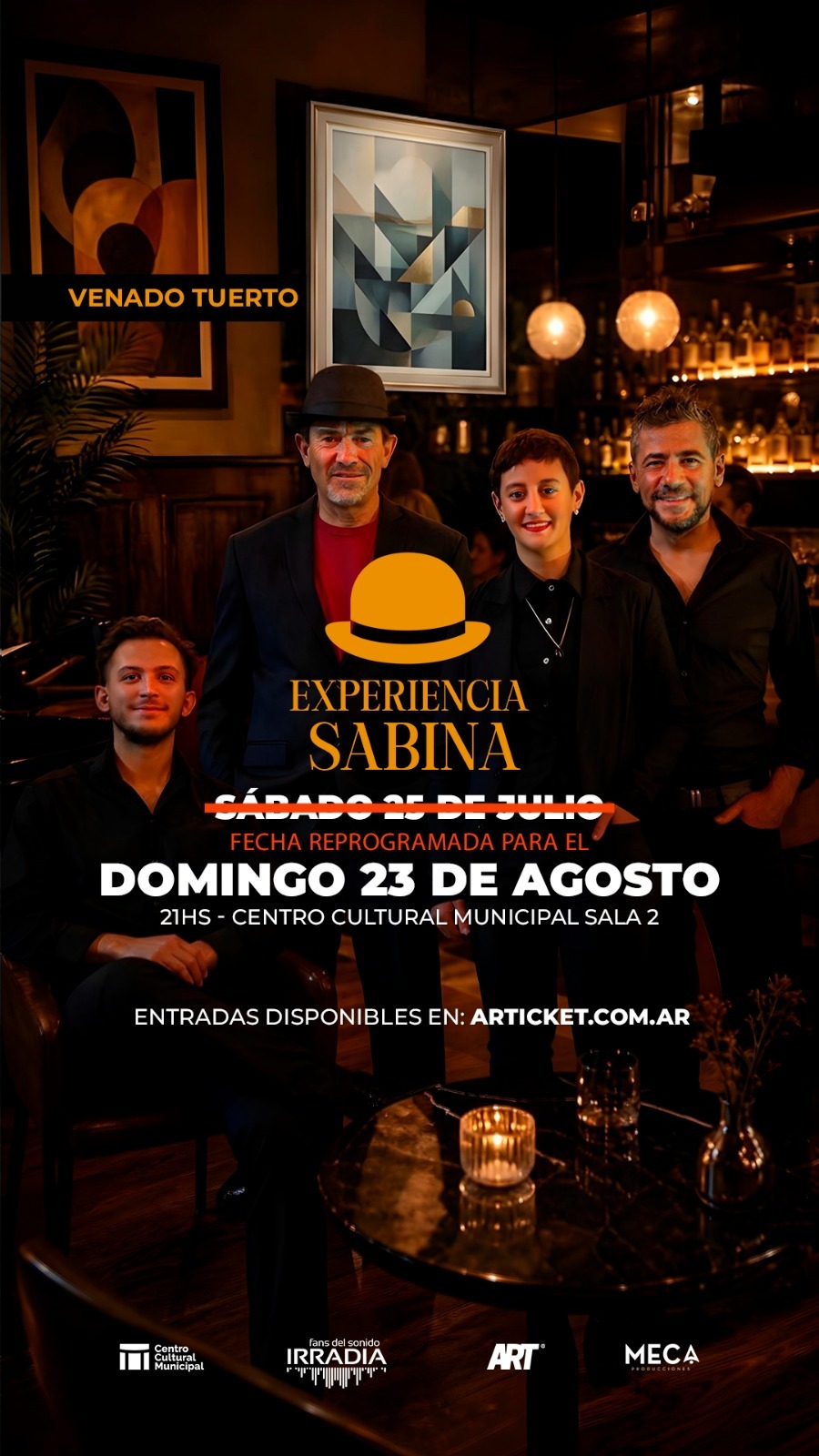 Homenaje musical “Experiencia Sabina” en el Centro Cultural Municipal Homenaje musical “Experiencia Sabina” en el Centro Cultural Municipal