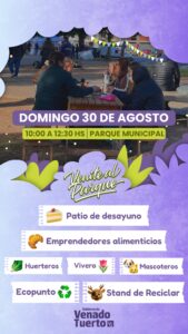 Con emprendedores, mascoteros y reciclar venado, “Venite al Parque” te espera este domingo