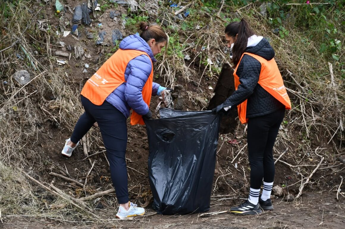 Objetivo Cierre Basural: nueva jornada de Plogging en el sector de Dimmer y República de Irlanda