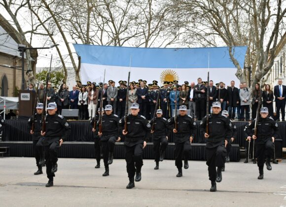 La Policía de Santa Fe celebró sus 162 Años con un gran despliegue en Venado Tuerto