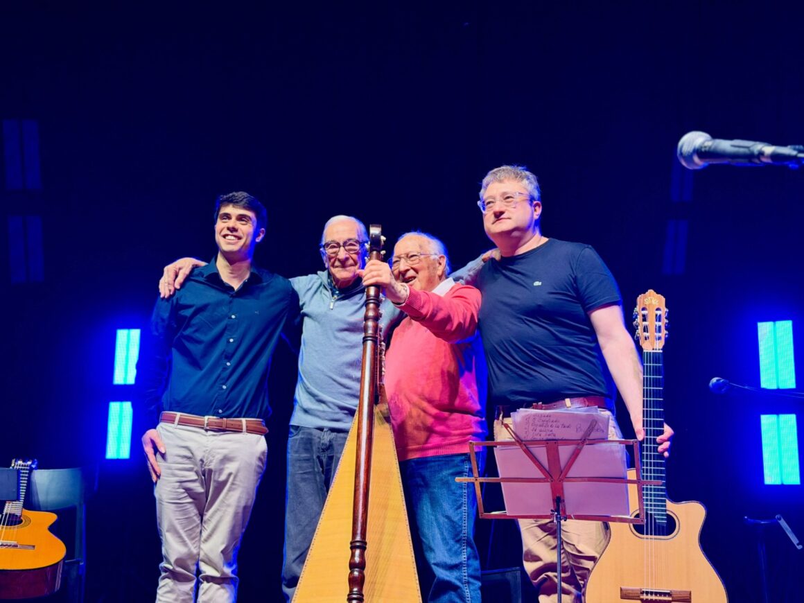 El Cultural fue escenario de un encuentro lleno de música con Chilín y Lorenzo, junto a Lucho Paris e Ismael Rosillo