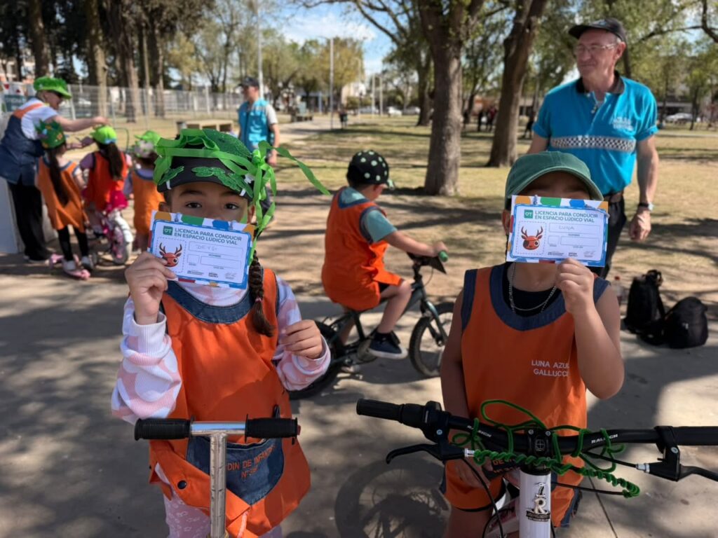 El Espacio Lúdico vial participó de jornada con el Jardín de Infantes Nº319